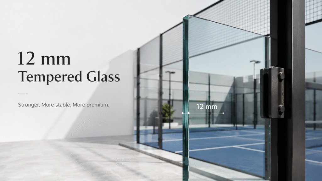 12mm tempered glass premium Olympiac Courts