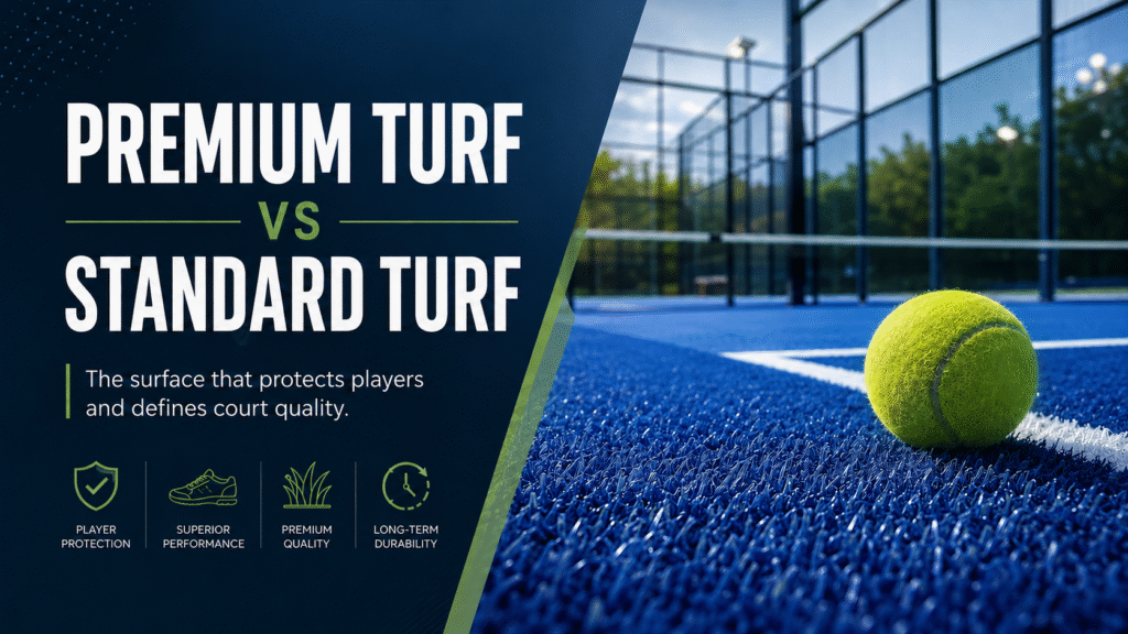 Premium vs Standar Olympia Court Turf