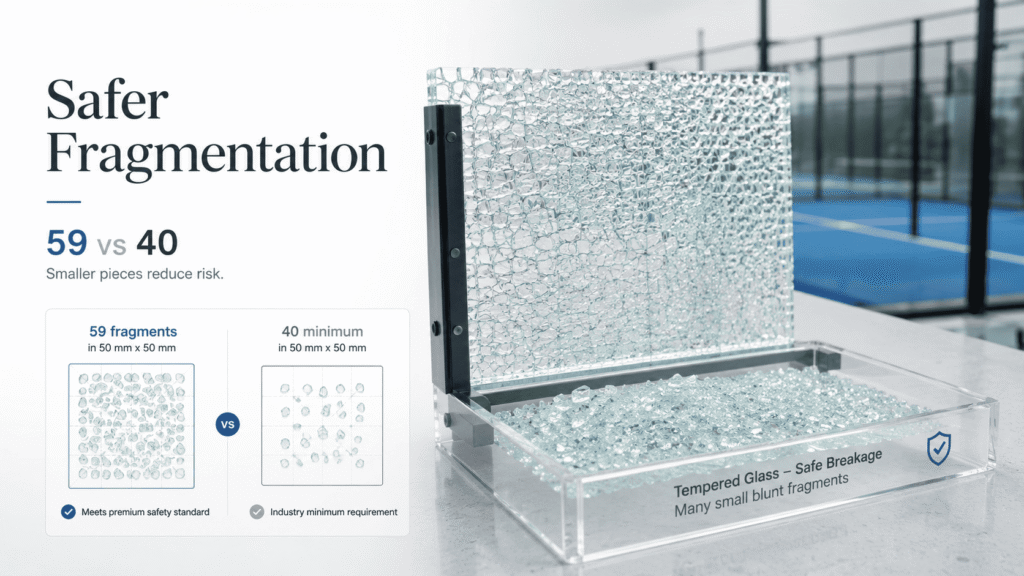 Safer fragmentation OC GLASS
